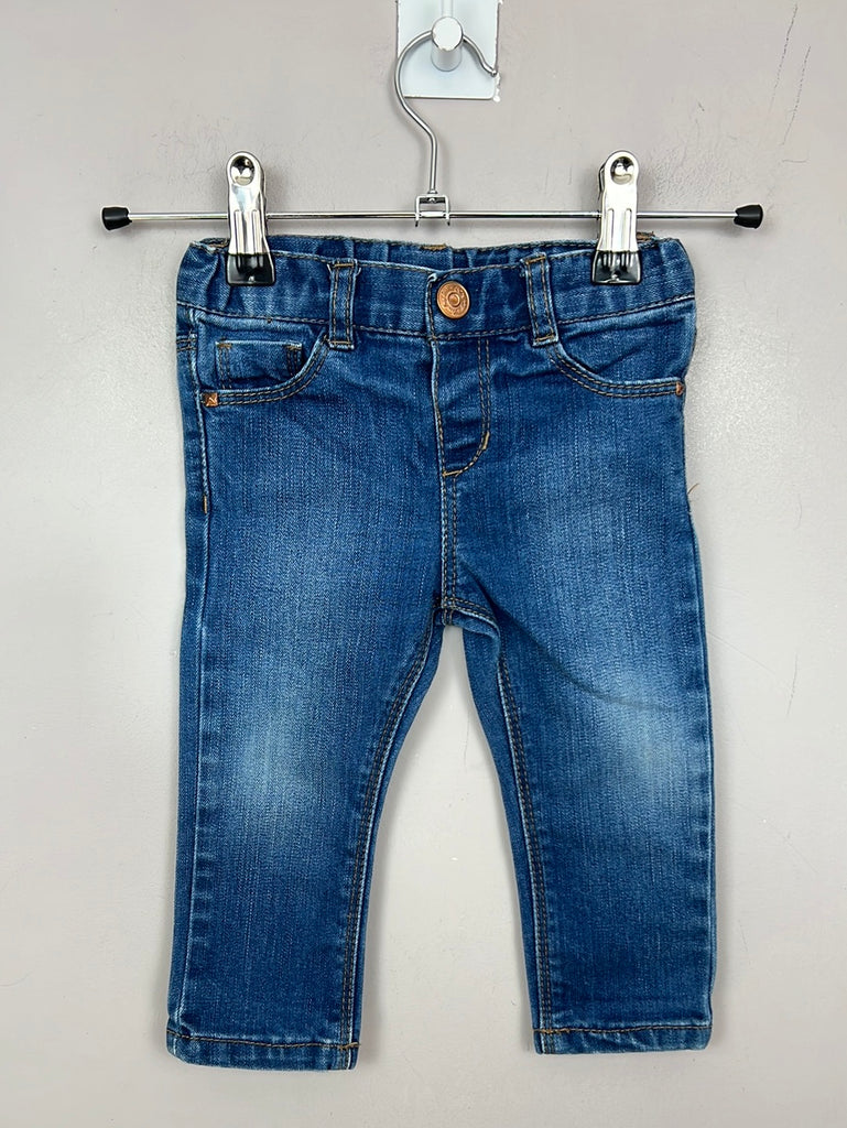 Zara blue skinny jeans 9-12m - sweet Pea Preloved