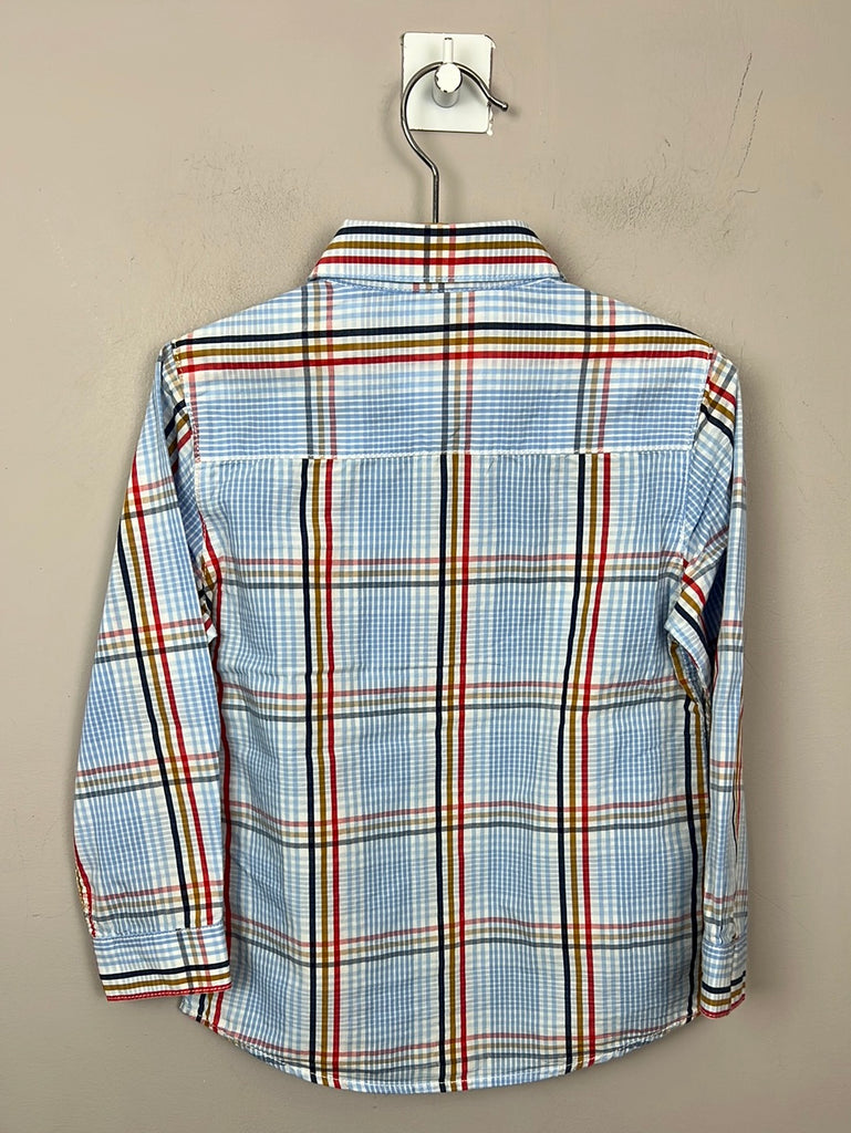 Pre Loved Mayoral Blue Check Shirt 4y