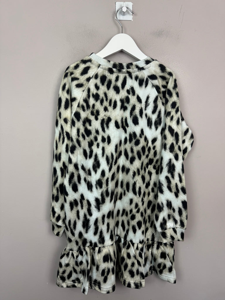 Second hand kids Molo Snow Leopard Sweatshirt Dress 7-8y BNWT