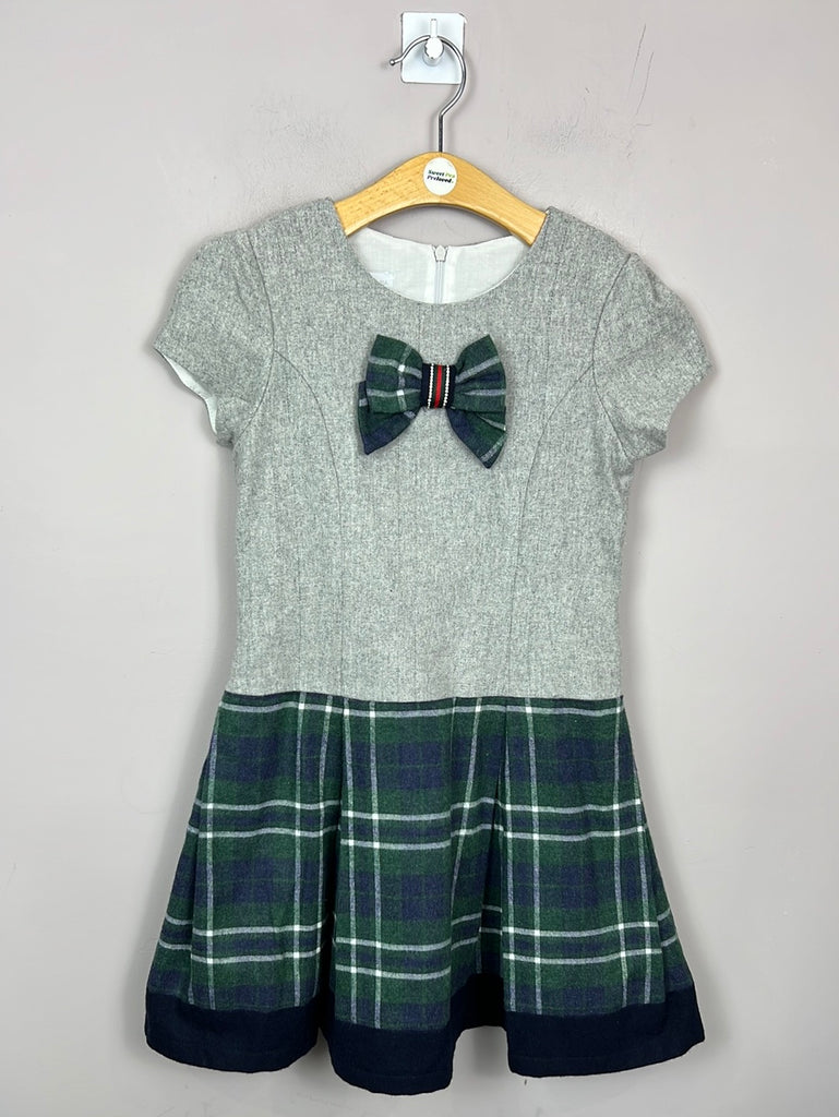 Balloon Chic wool tartan dress 