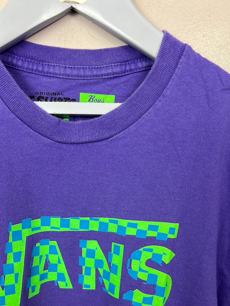Secondhand kids Vans Purple T-shirt - Small 