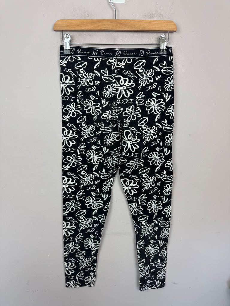 River Island floral leggings 13-14y - sweet pea preloved 