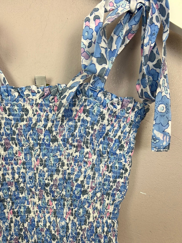 Secondhand girls Lily Rose Liberty Blue Romper 