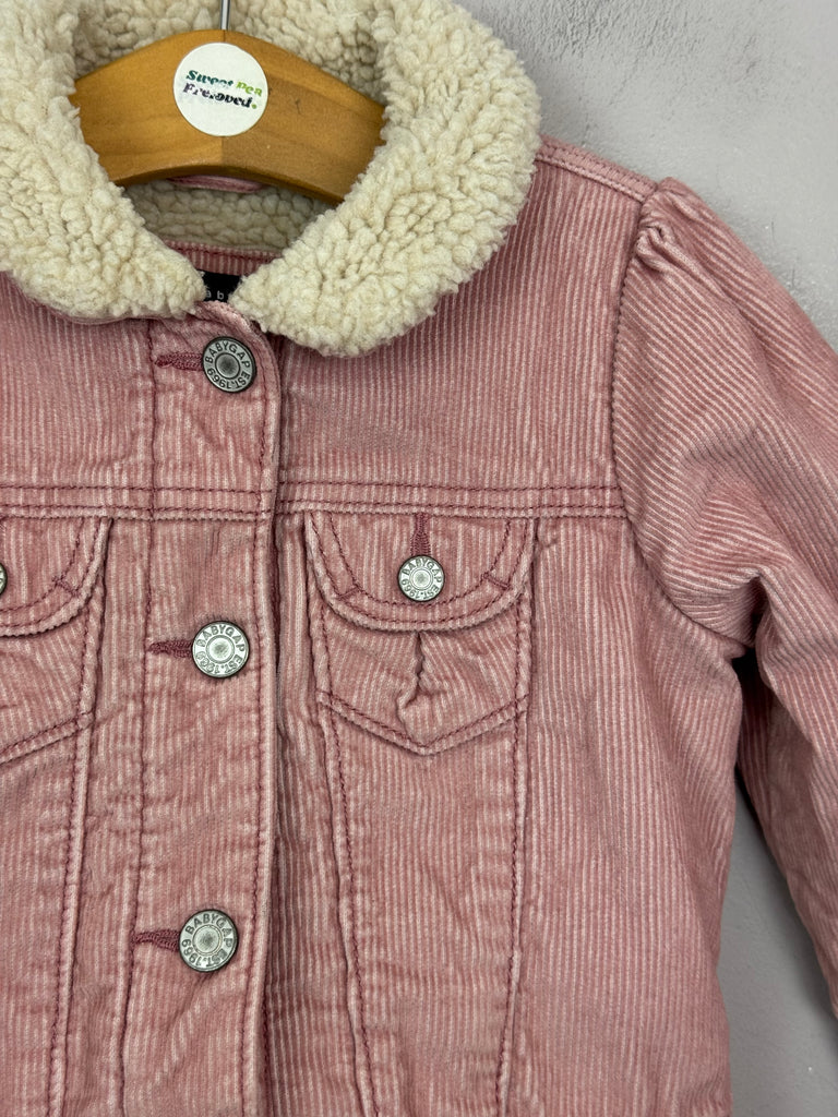 Second hand baby GAP Pink Cord Jacket 12-18m -Sweet Pea Preloved Clothes