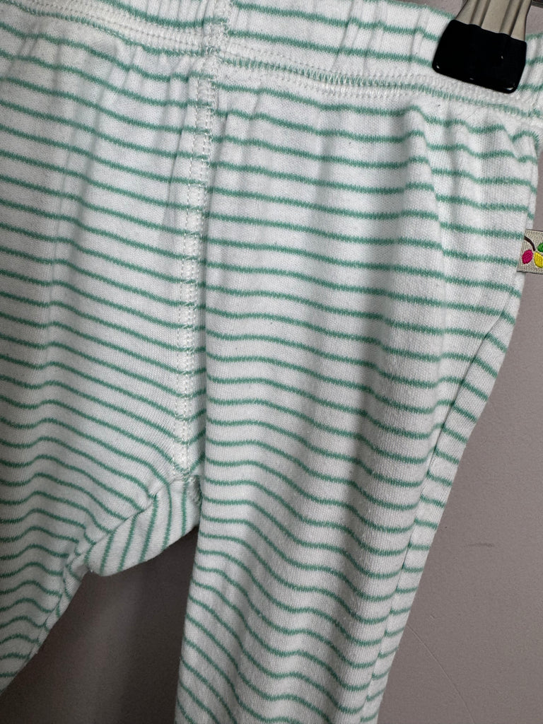 Second Hand baby Frugi hedgehog/striped jersey trousers-Newborn