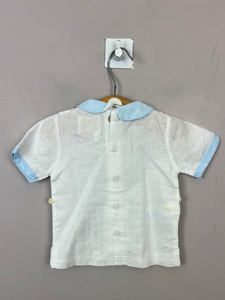 Pre Loved Baby Emile et Rose Linen 3pc summer outfit 3m 