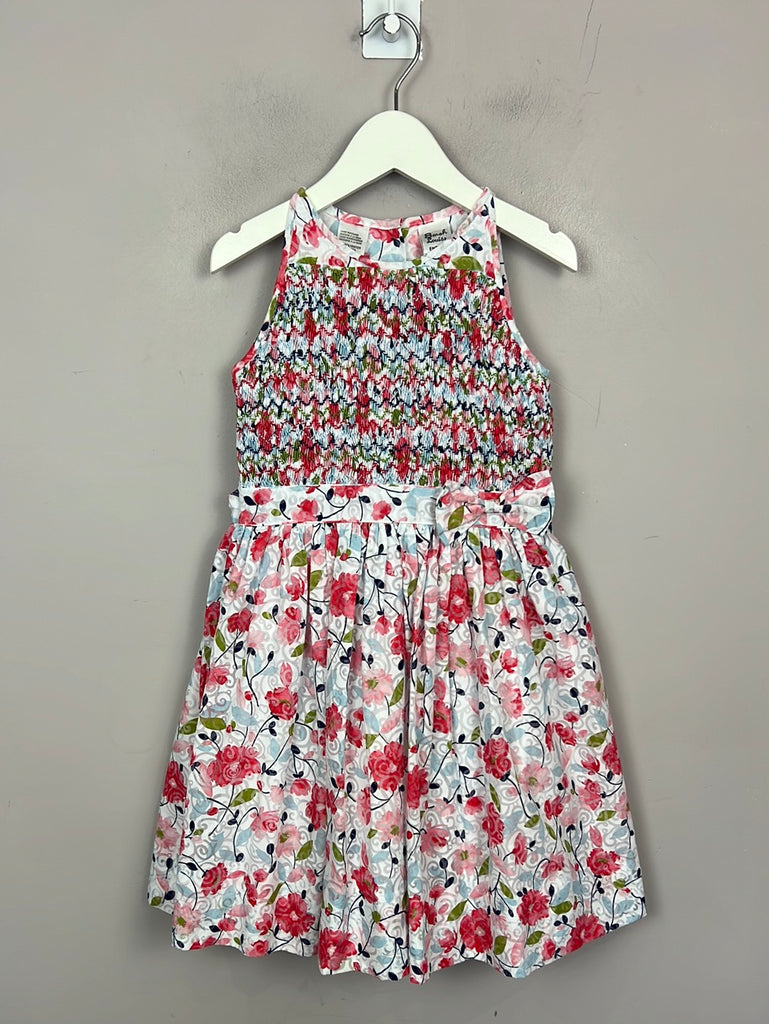 Sarah Louise Red Roses Smocked Party Dress 4y