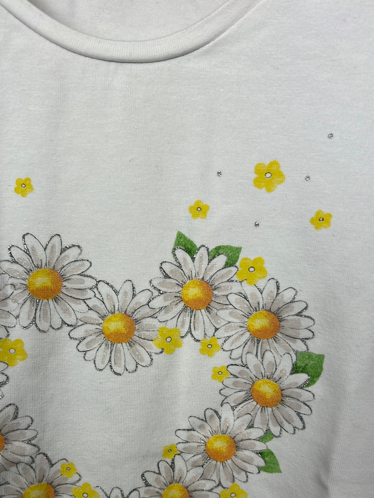 Second Hand Girls Mayoral Daisy heart t-shirt 6y