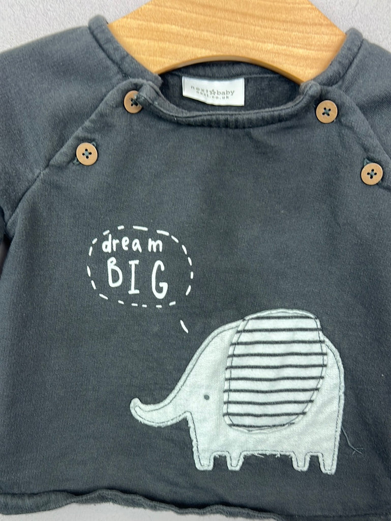 Next Dream Big Elle Sweatshirt 0-3m - Sweet Pea Preloved