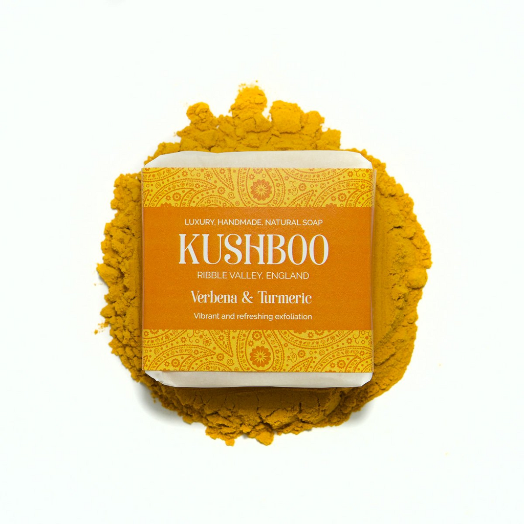 Kushboo Verbena and Turmeric Soap - Sweet Pea Preloved