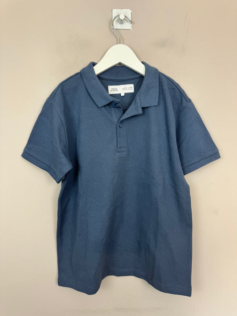 Zara Airforce Blue Polo 8-9y - sweet pea preloved 