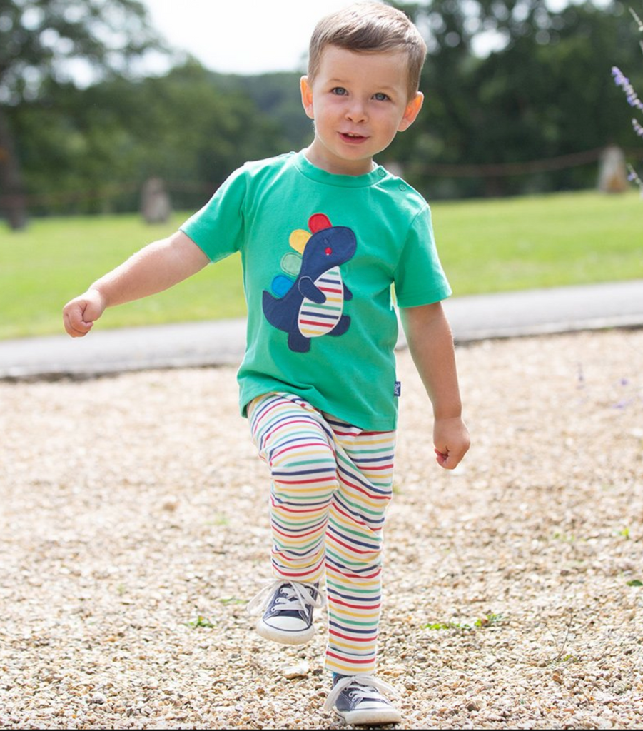Kite Rainbow Rex T-shirt new 12-18m, 4y - Sweet Pea Preloved Clothes