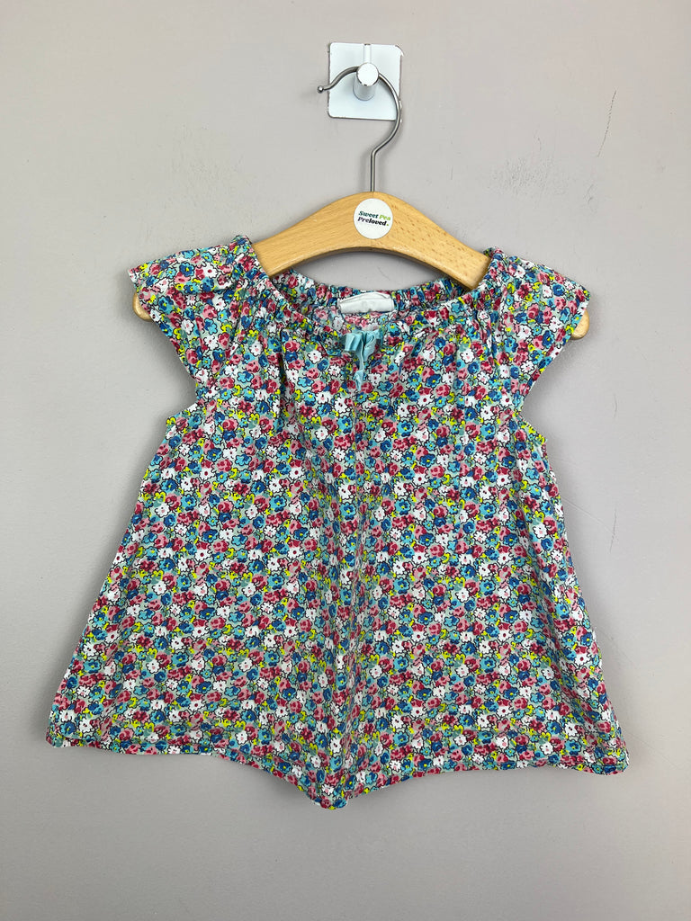 Second Hand Mini Boden ditsy top 24m