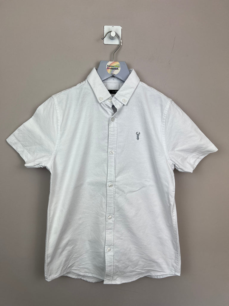 9y Next white shirt sleeve Oxford shirt - Sweet Pea Preloved Clothes