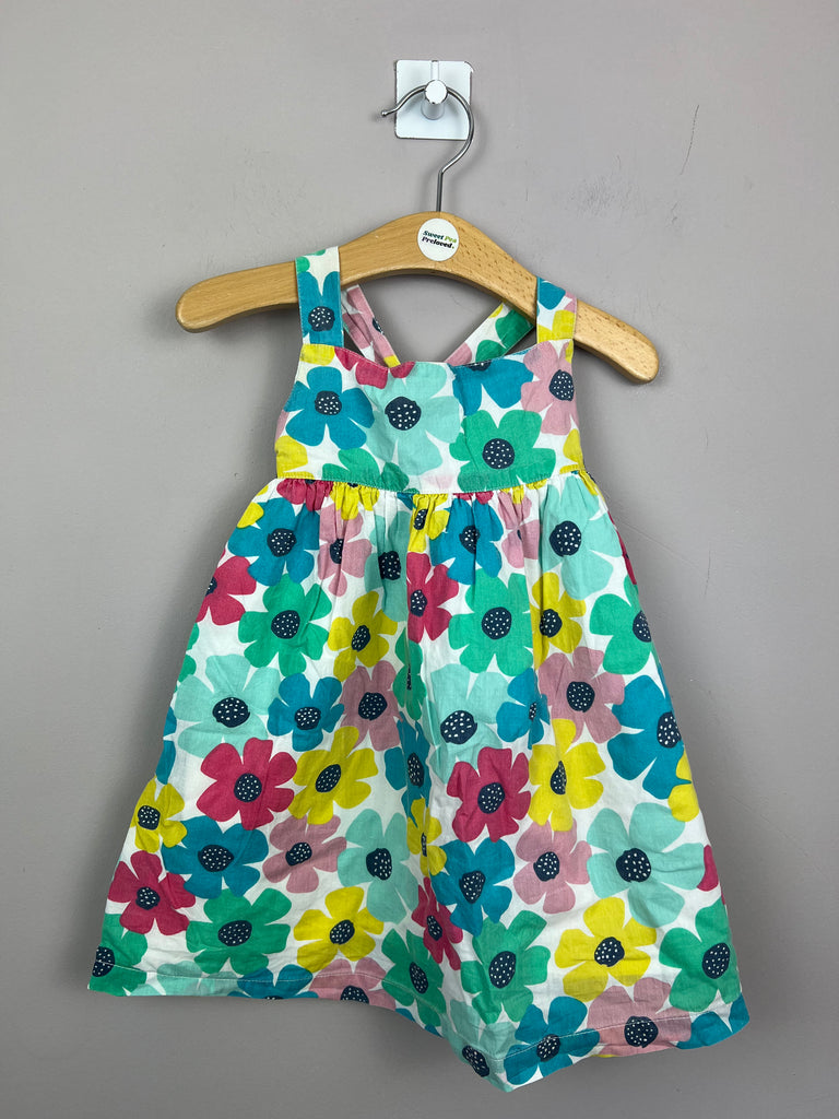 18-24m Frugi funky floral cotton dress - Sweet Pea Preloved Clothes