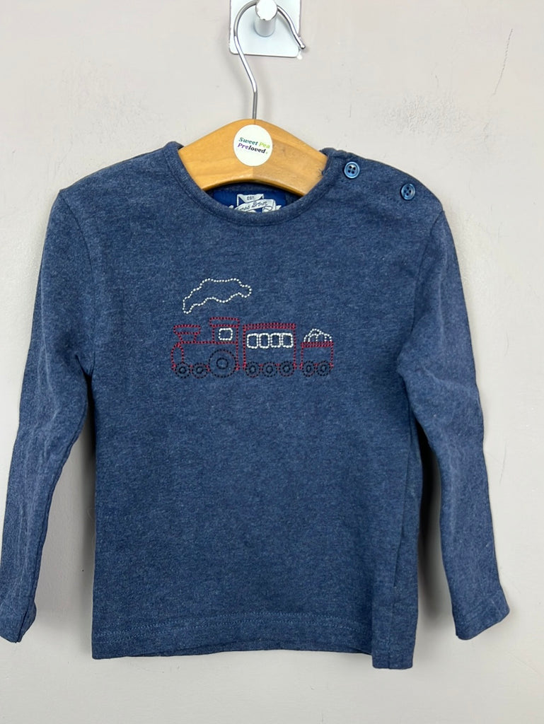 Secondhand luxury baby Thomas Brown Train Long Sleeve T-shirt 9-12m