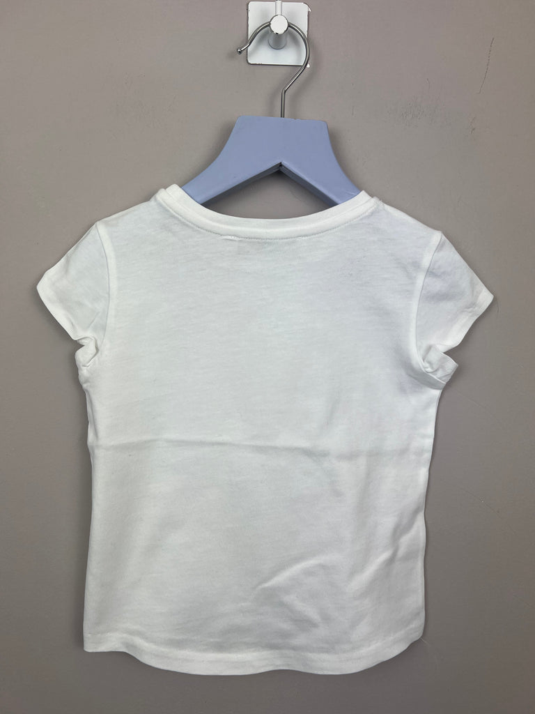 3y Christian Dior White Graphic T-shirt - Sweet Pea Preloved Clothes