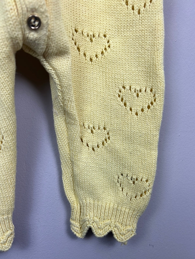 Second hand River Island Lemon knit romper - Leg