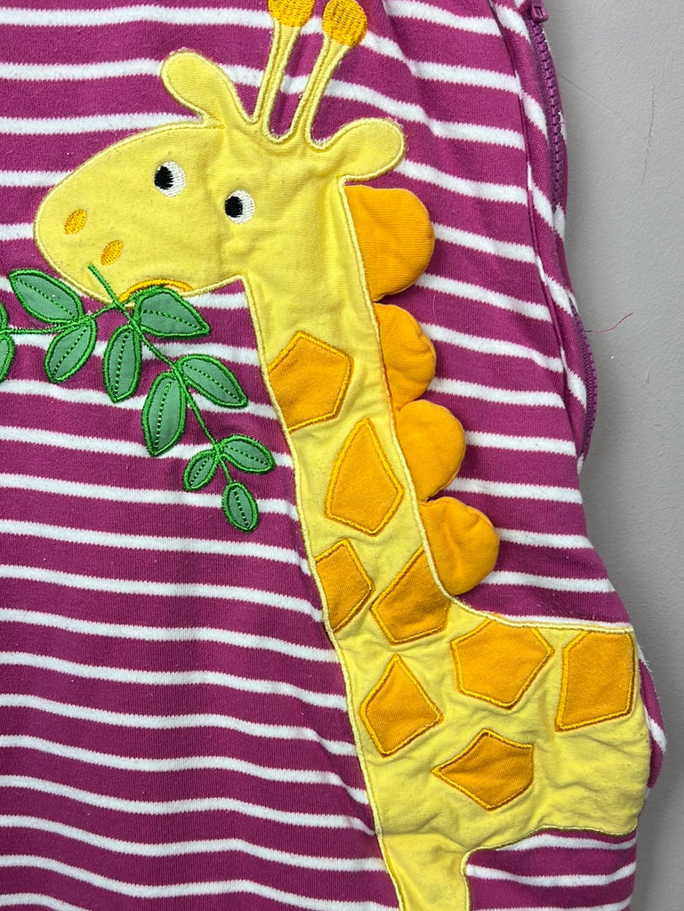 Pre loved Jojo Maman bebe pink giraffe sleeping bag - Sweet Pea Preloved