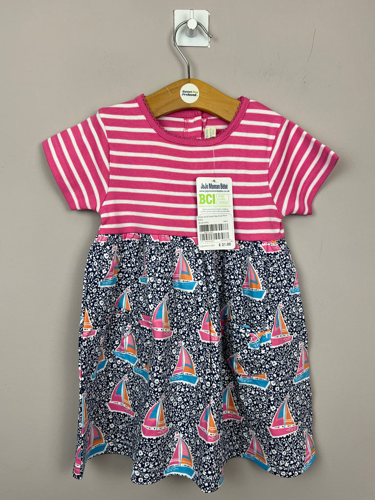18-24m Jojo Maman Bebesail boat dress BNWT - Sweet Pea Preloved Clothes