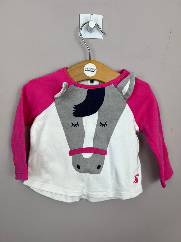Second Hand Baby Joules pony t-shirt - Sweet Pea Preloved Clothes
