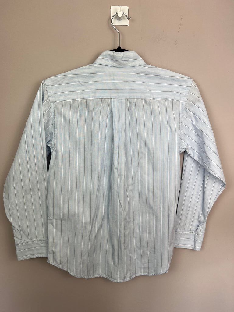 10-12y Ralph Lauren blue stripe shirt - Sweet Pea Preloved Clothes