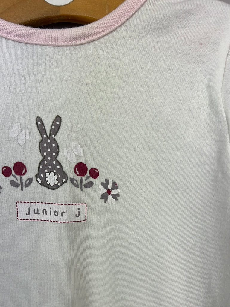 Pre Loved baby Jasper Conran bunny sleepsuit 3-6m