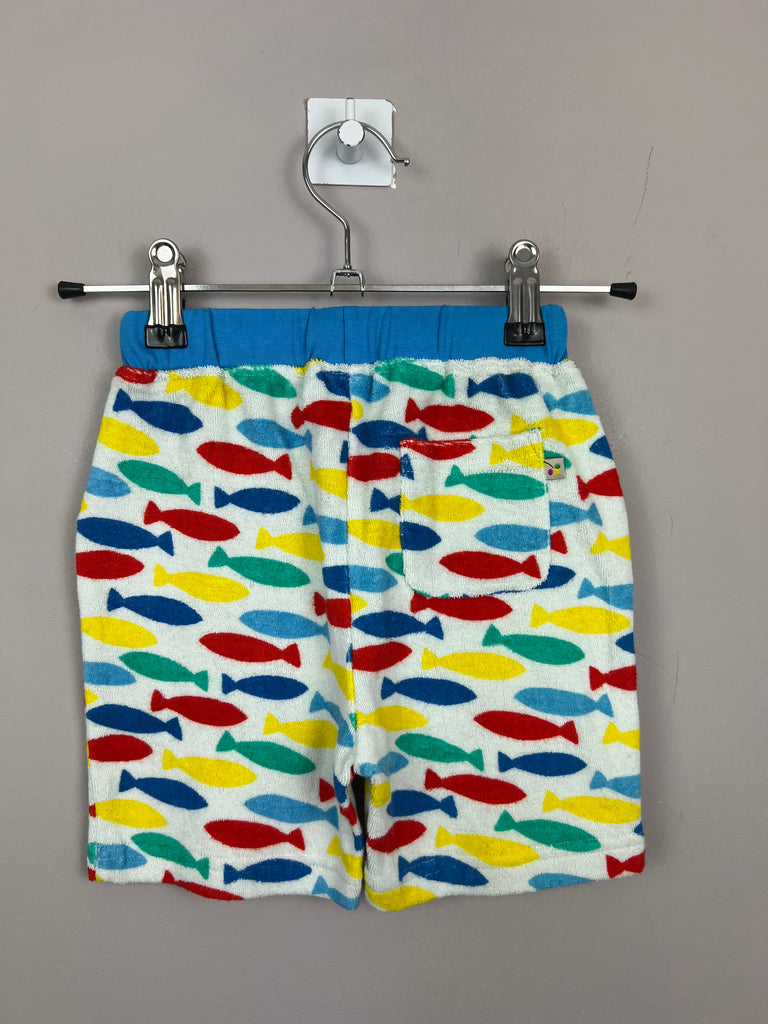 12-18m Frugi little fish towelling shorts bnwt - Sweet Pea Preloved Clothes