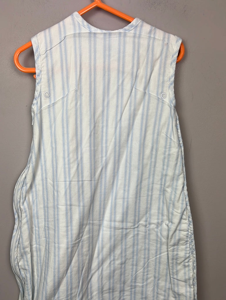 Grobag white/blue stripe sleeping bag - Sweet Pea Preloved