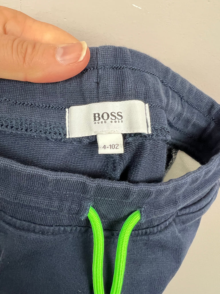 4y Hugo Boss Taped seam shorts - Sweet Pea Preloved Clothes
