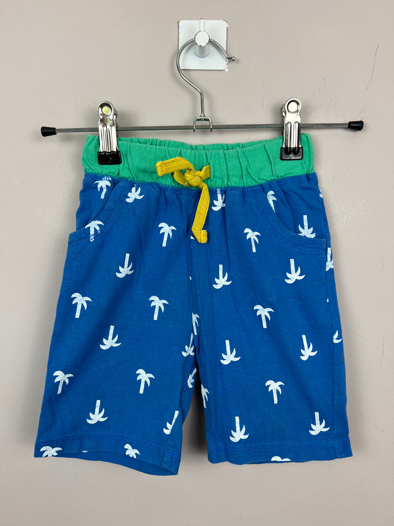 12-18m Frugi palm tree jersey shorts - Sweet Pea Preloved Clothes