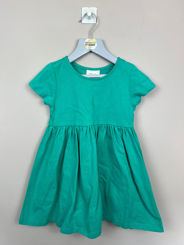 4y Hanna Andersson emerald green jersey dress - Sweet Pea Preloved Clothes