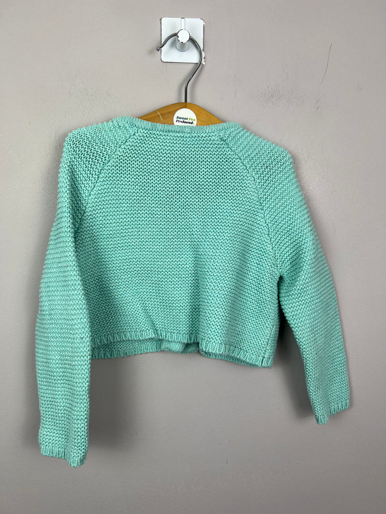 Second Hand Baby Whale Garter stitch Cardigan - Sweet Pea Preloved