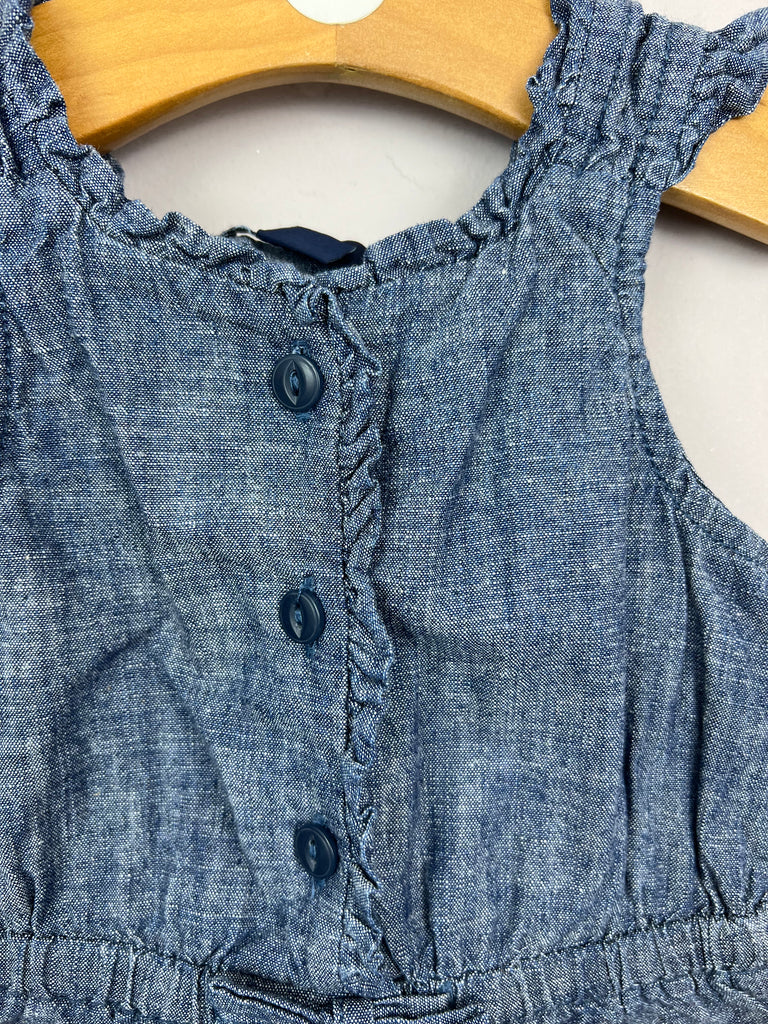6-12m Gap chambray bubble playsuit - Sweet Pea Preloved Clothes