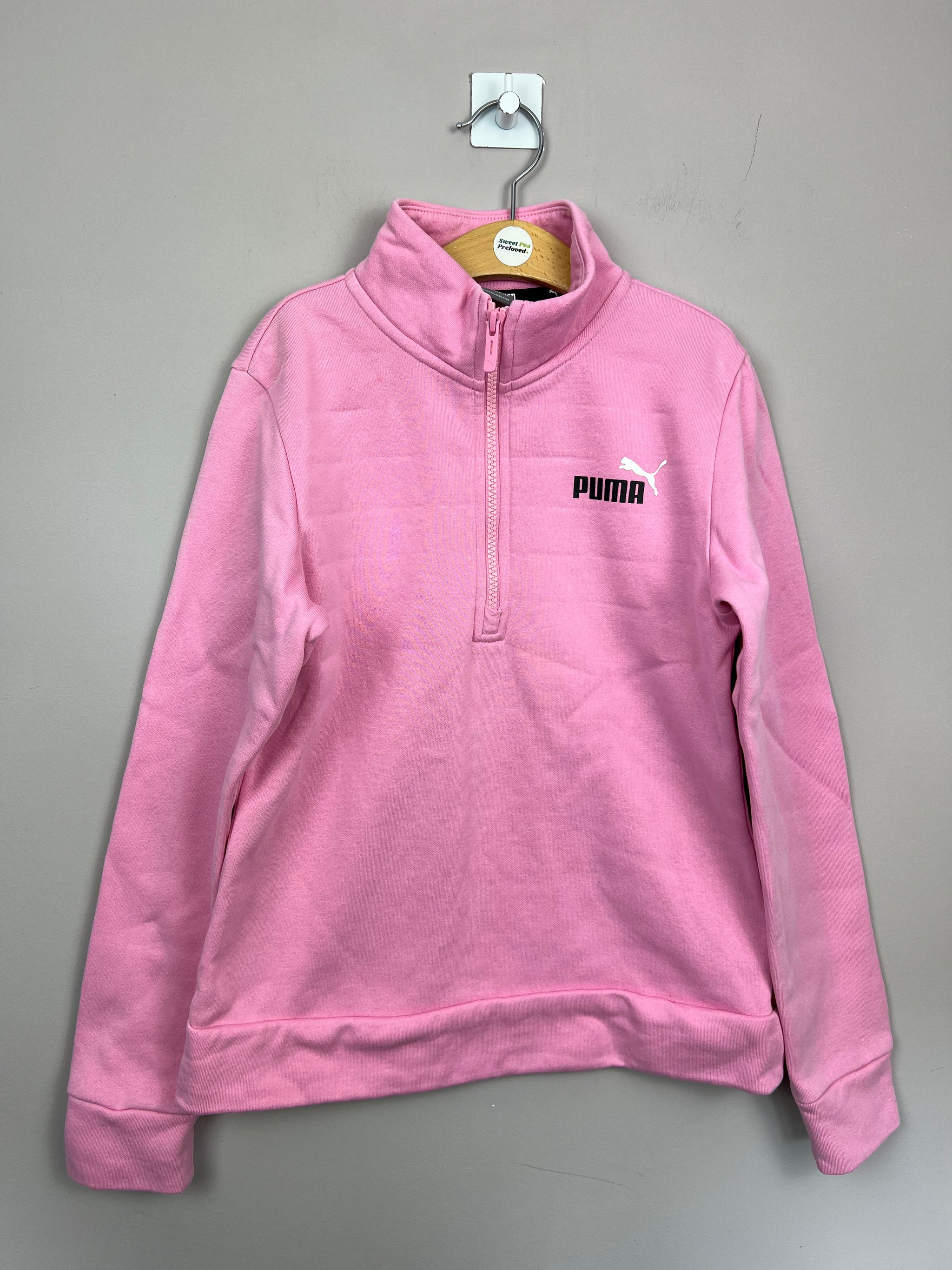 Pink puma sweatshirt hotsell