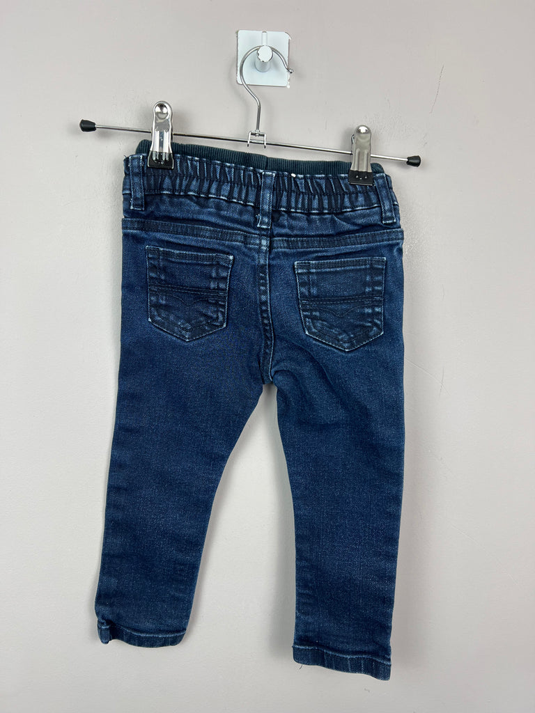 Mothercare Pull On dark wash jeans