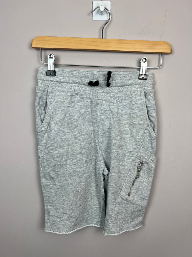 7-8y River Island grey longer length sweat shorts - Sweet Pea Preloved Clothes