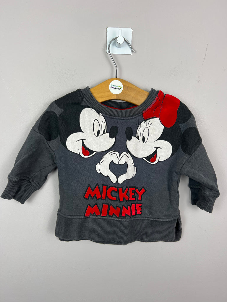 Second Hand Next Disney Mickey Minnie Sweatshirt