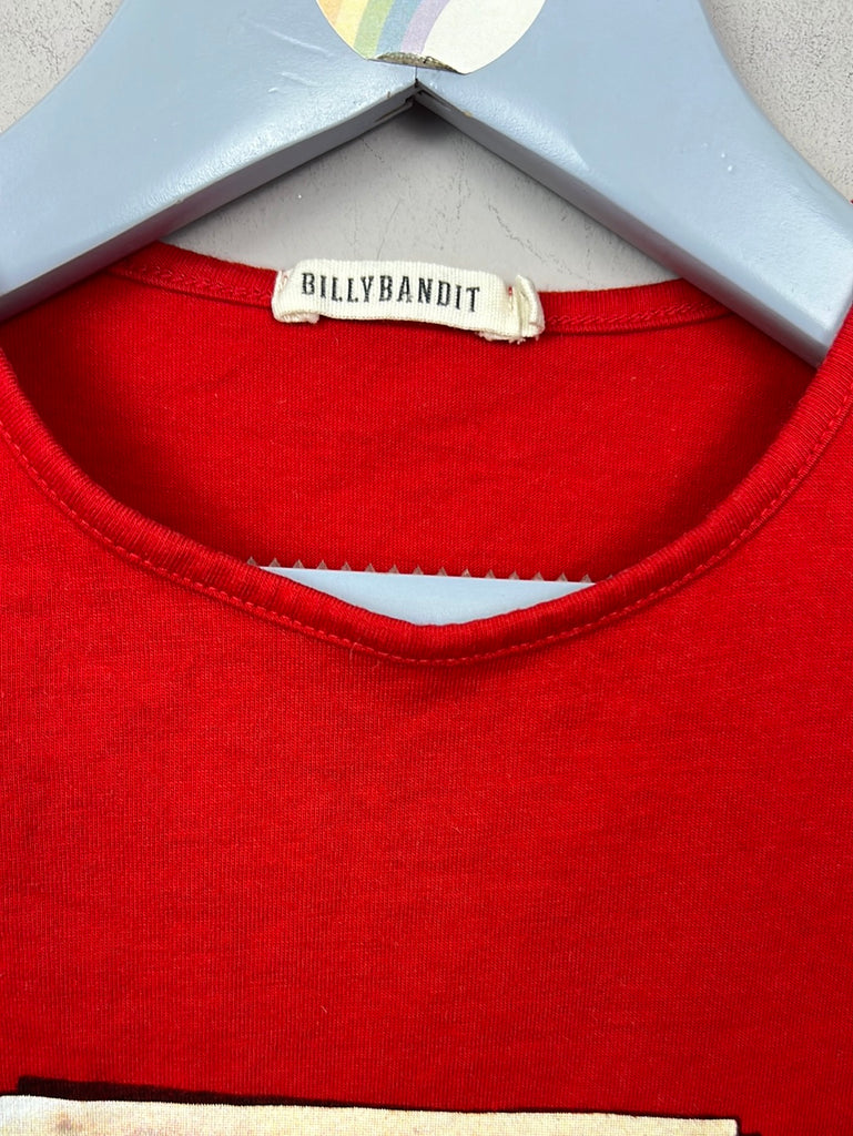 Billybandit Red Cheese Burger T-shirt 2y