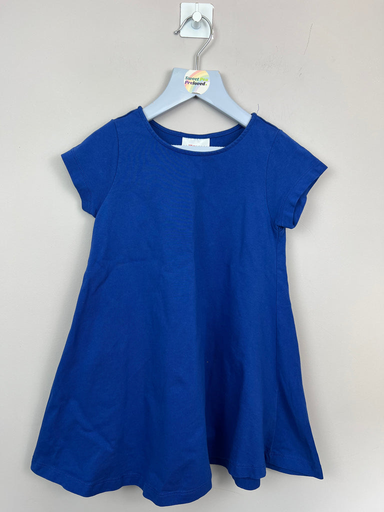 4y Hanna Andersson royal blue jersey dress - Sweet Pea Preloved Clothes