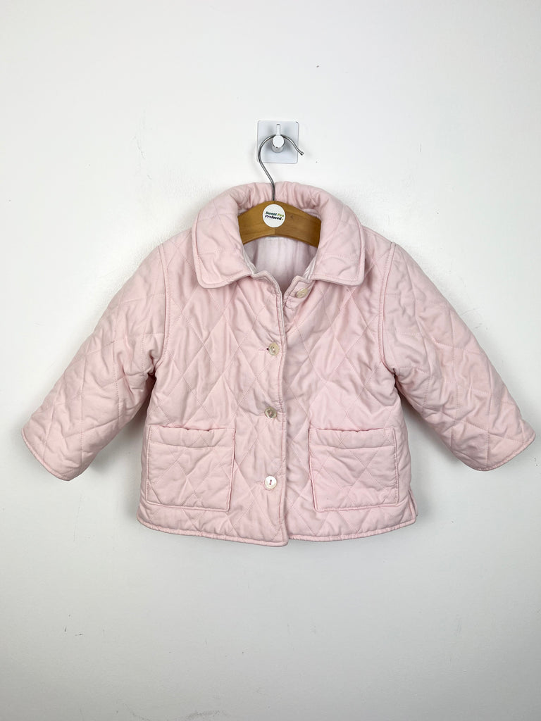 Kids Second Hand Paper moon pink quilted jacket - Sweet Pea Preloved Clothes