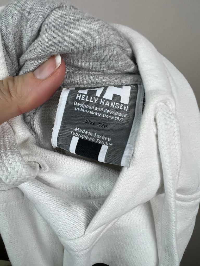 S/P 14-16y Helly Hansen White Hoodie - Sweet Pea Preloved Clothes