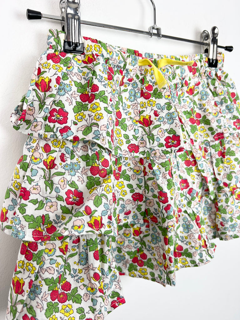 4-5y Boden strawberry woven tiered skirt - Sweet Pea Preloved Clothes