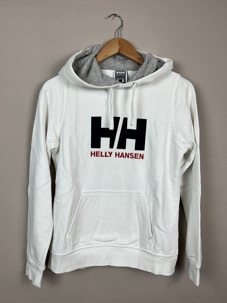 second Hand Older Kids Helly Hansen White Hoodie - Sweet Pea Preloved Clothes