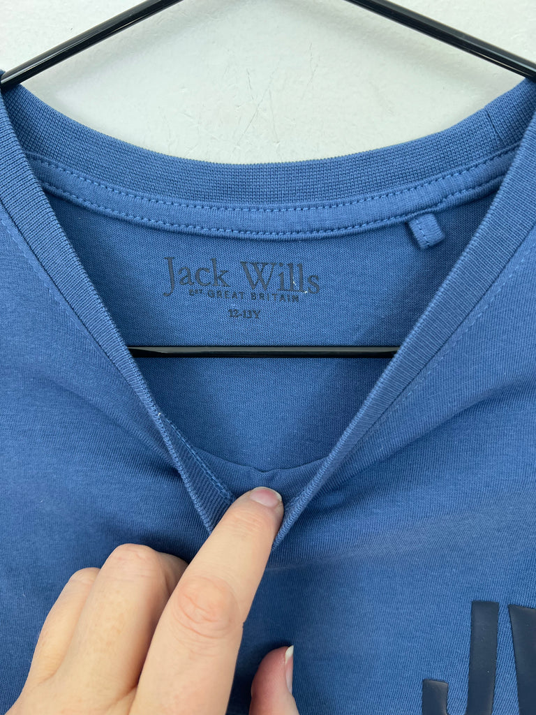 12-13y Jack Wills blue t-shirt - Sweet Pea Preloved Clothes