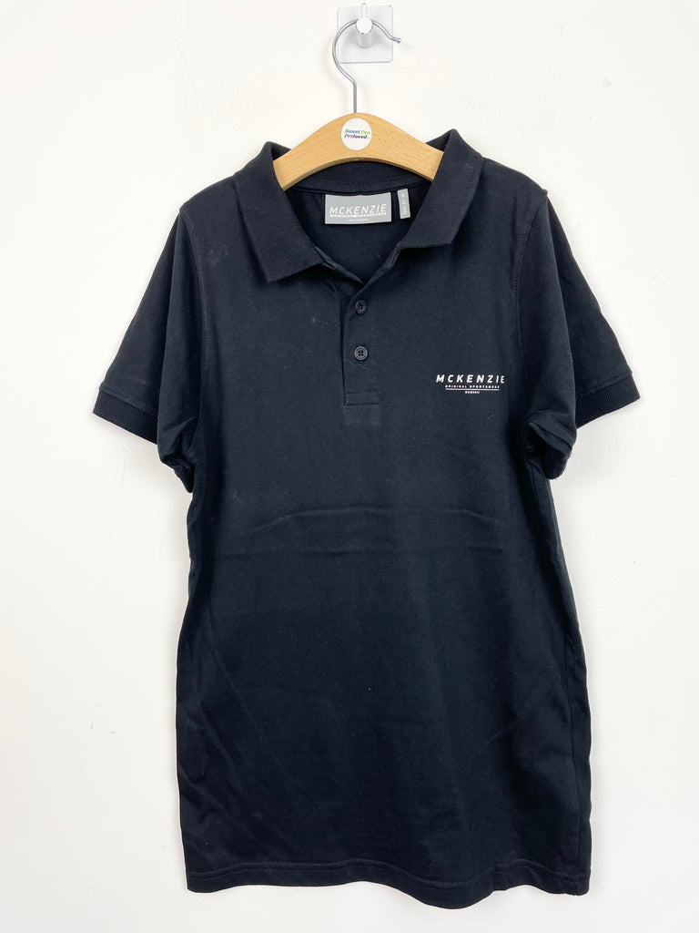 Second hand older kids 12-13y McKenzie Black Polo - Sweet Pea Preloved Clothes