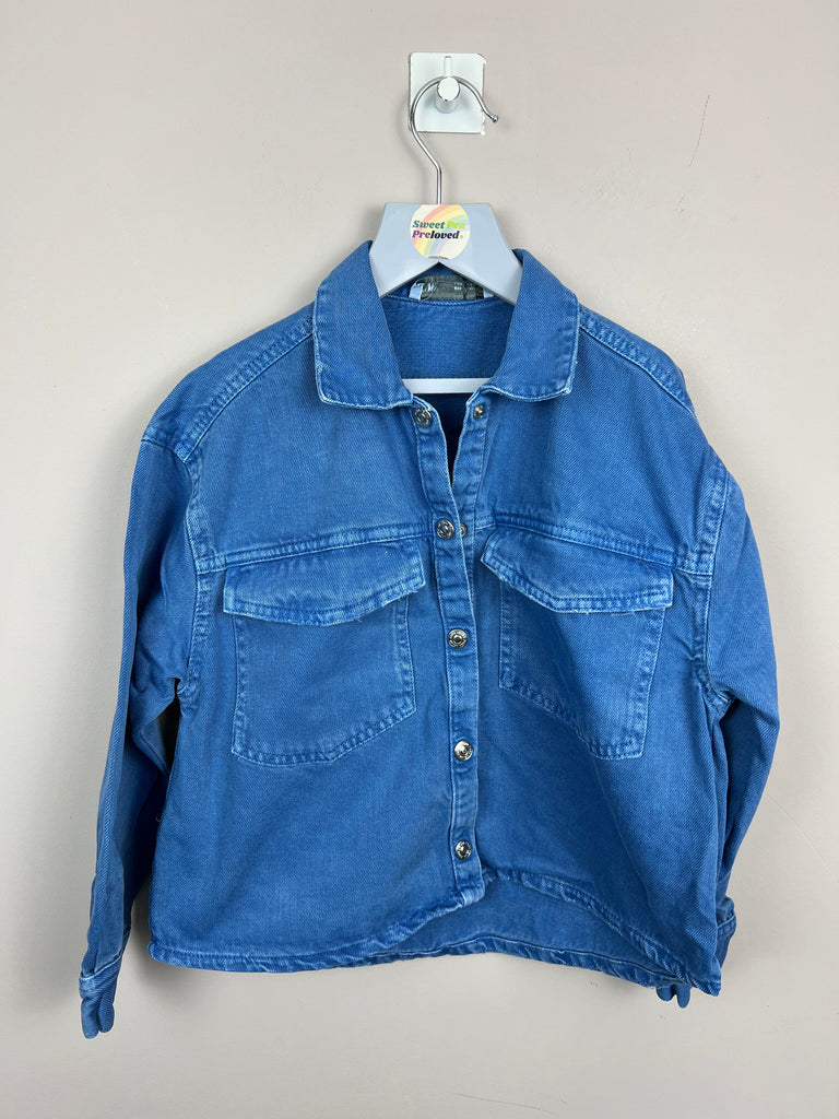 Second Hand Kids Zara blue denim jacket - Sweet Pea Preloved Clothes