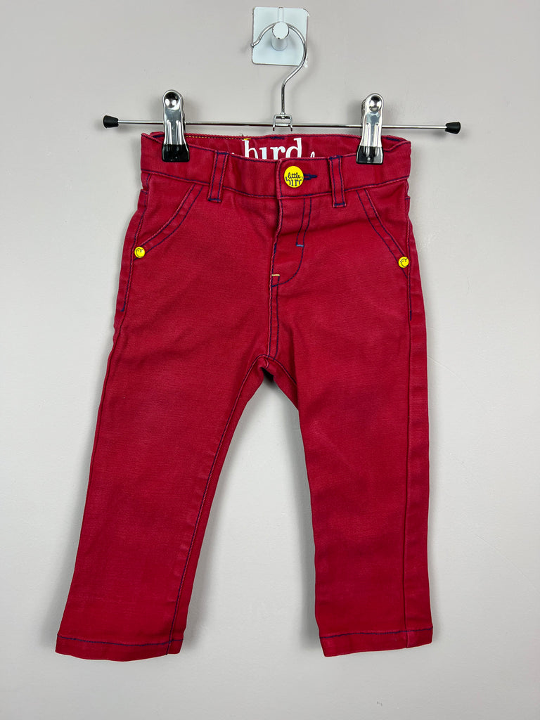 Second Hand little bird red jeans - Sweet Pea Preloved Clothes