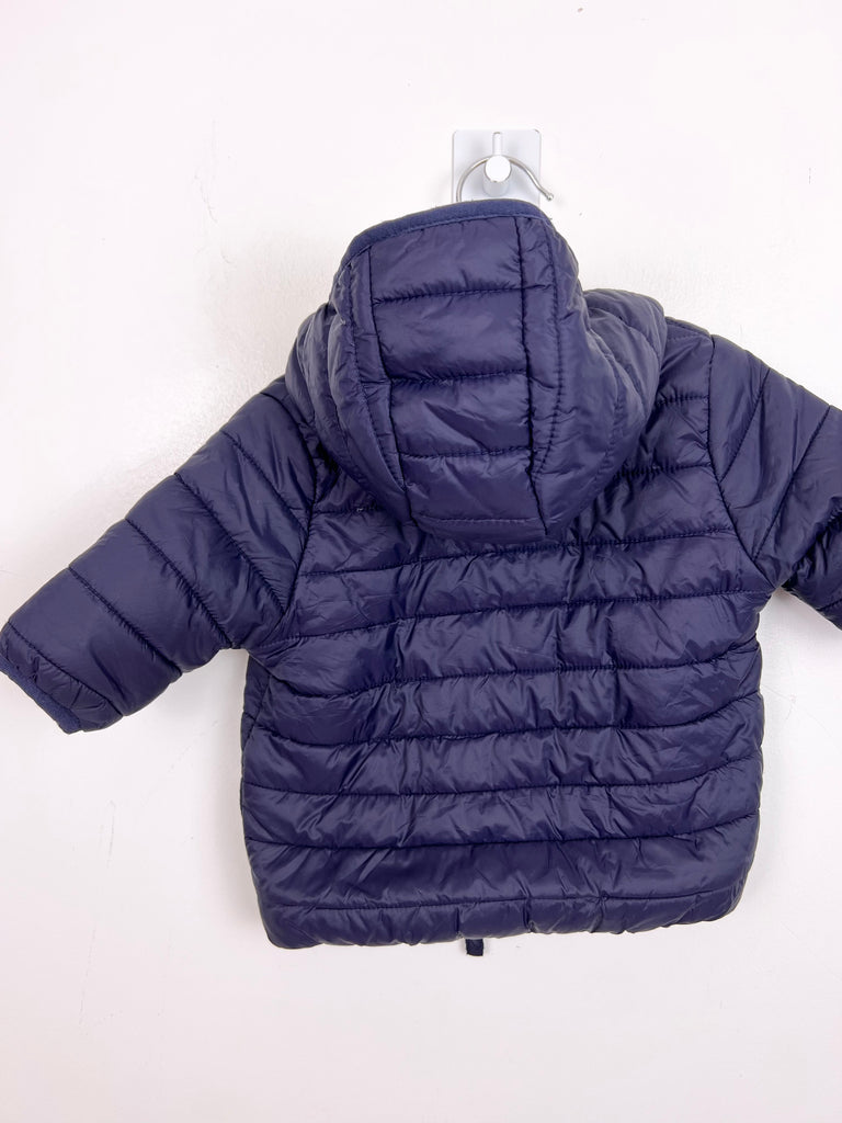 0-3m Next Navy Padded jacket - Sweet Pea Preloved Clothes