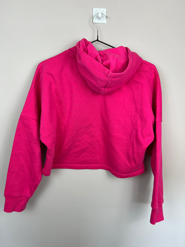 11-12y Puma pink crop hoodie - Sweet Pea Preloved Clothes